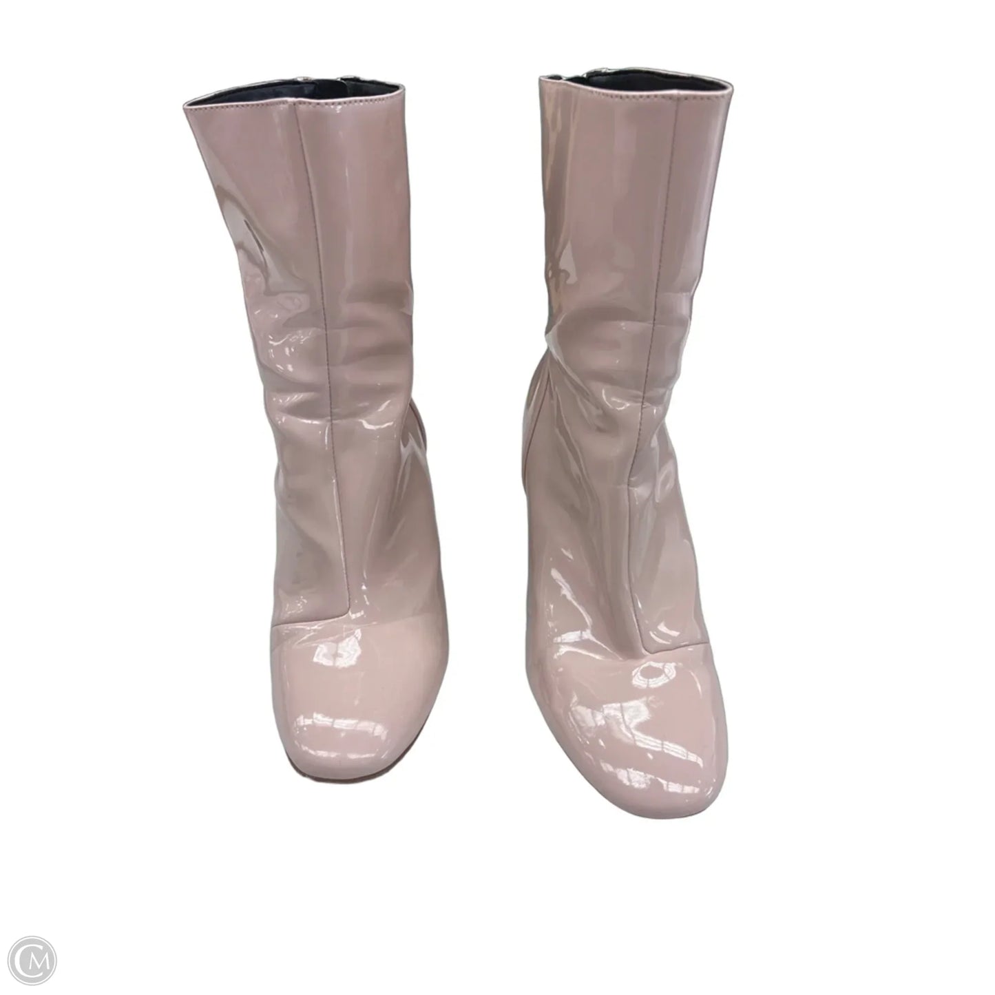 Boots Ankle Heels By Avec Les Filles In Peach, Size: 7.5