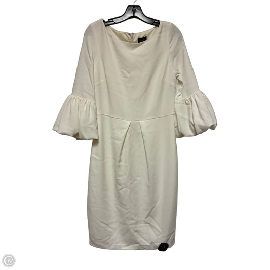 Dress Casual Midi By Laundry In Cream, Size: M