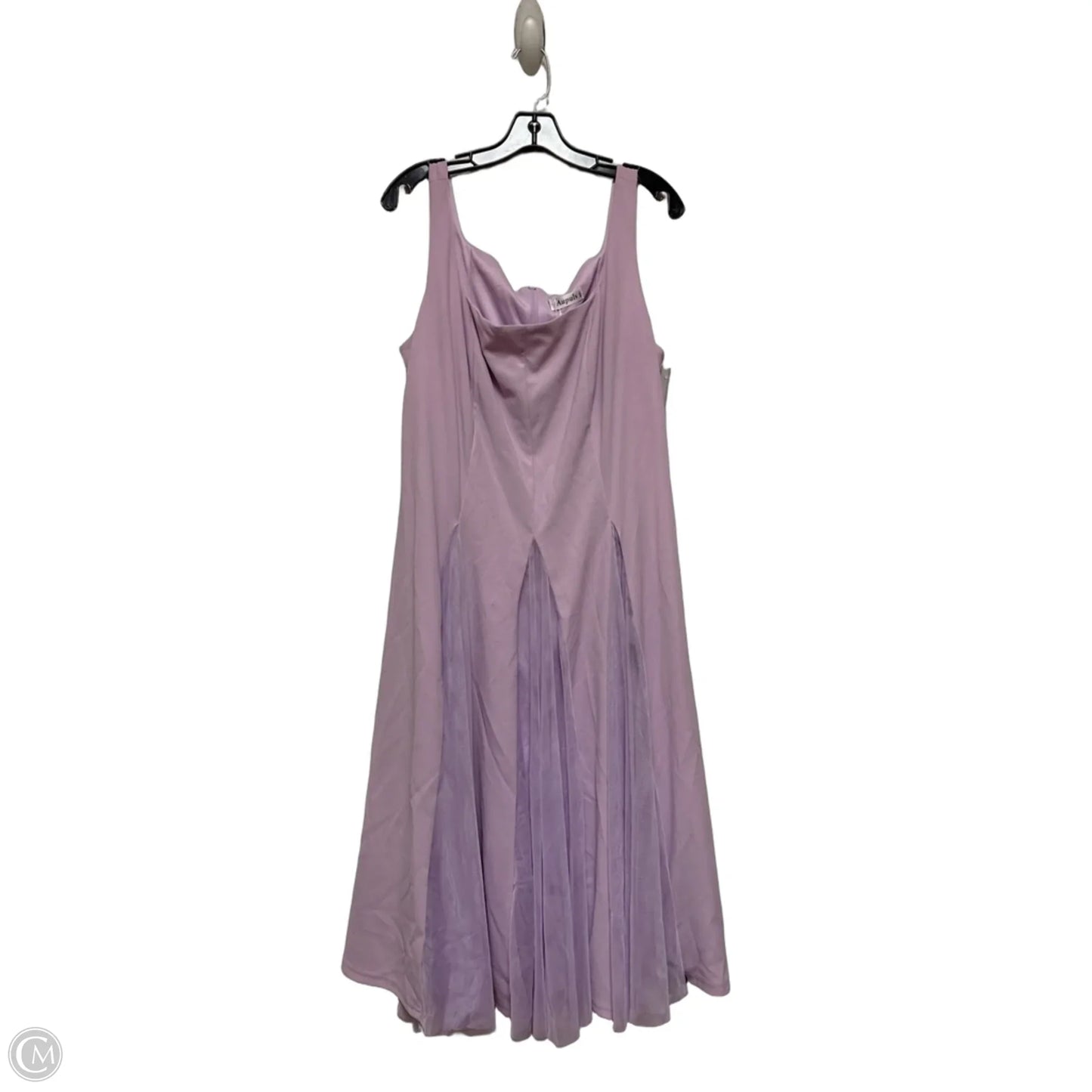 Dress Party Midi By Clothes Mentor In Purple, Size: 2x