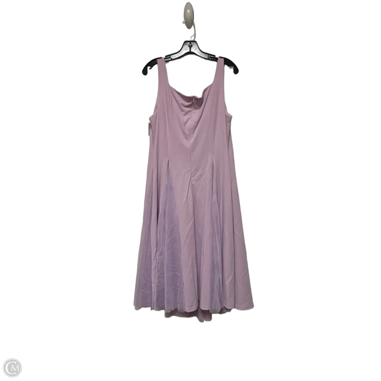 Dress Party Midi By Clothes Mentor In Purple, Size: 2x