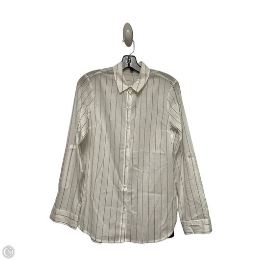 Top Long Sleeve By Express In Striped Pattern, Size: S