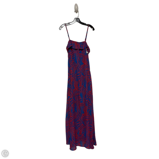Dress Casual Maxi By Gianni Bini In Blue & Red, Size: M