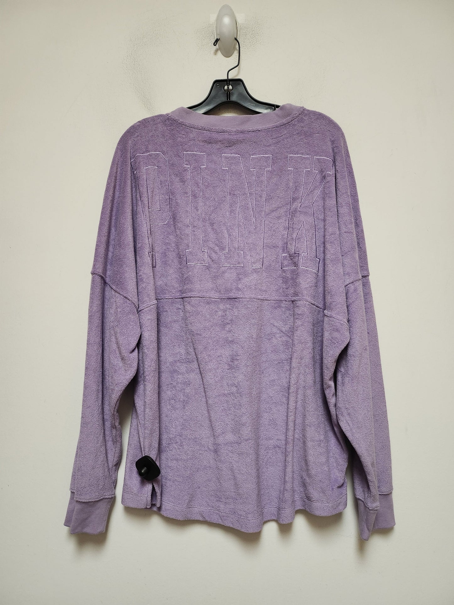 Purple Sweatshirt Crewneck Pink, Size Xl