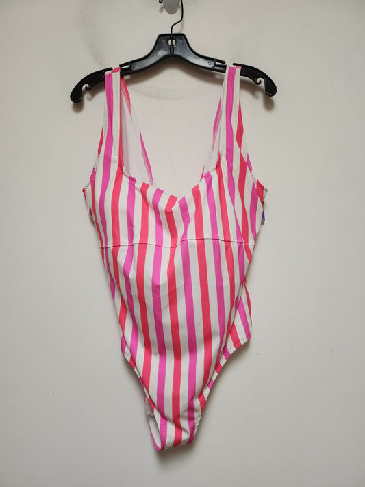 Striped Pattern Swimsuit Fabletics, Size Xxl