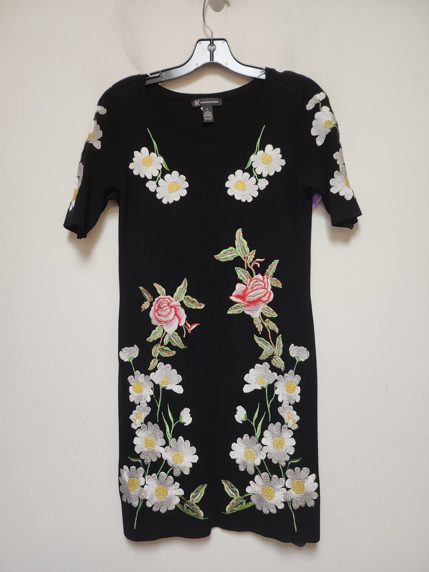 Floral Print Dress Casual Short Inc, Size S