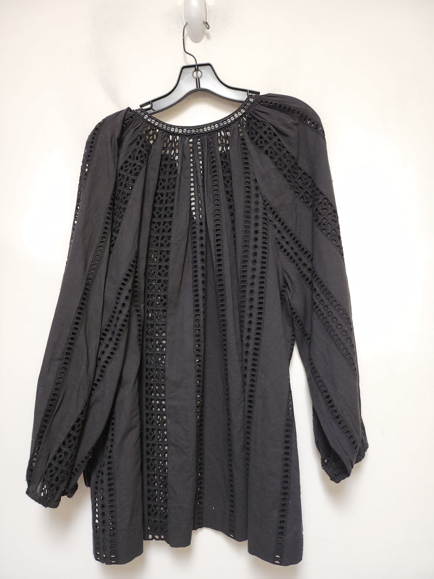 Black Top Long Sleeve Chicos, Size 2x