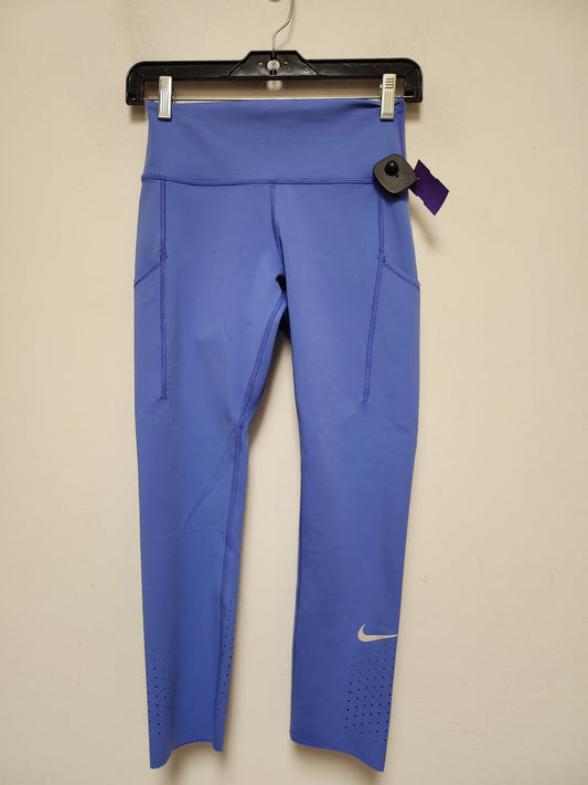 Blue Athletic Leggings Nike Apparel, Size S