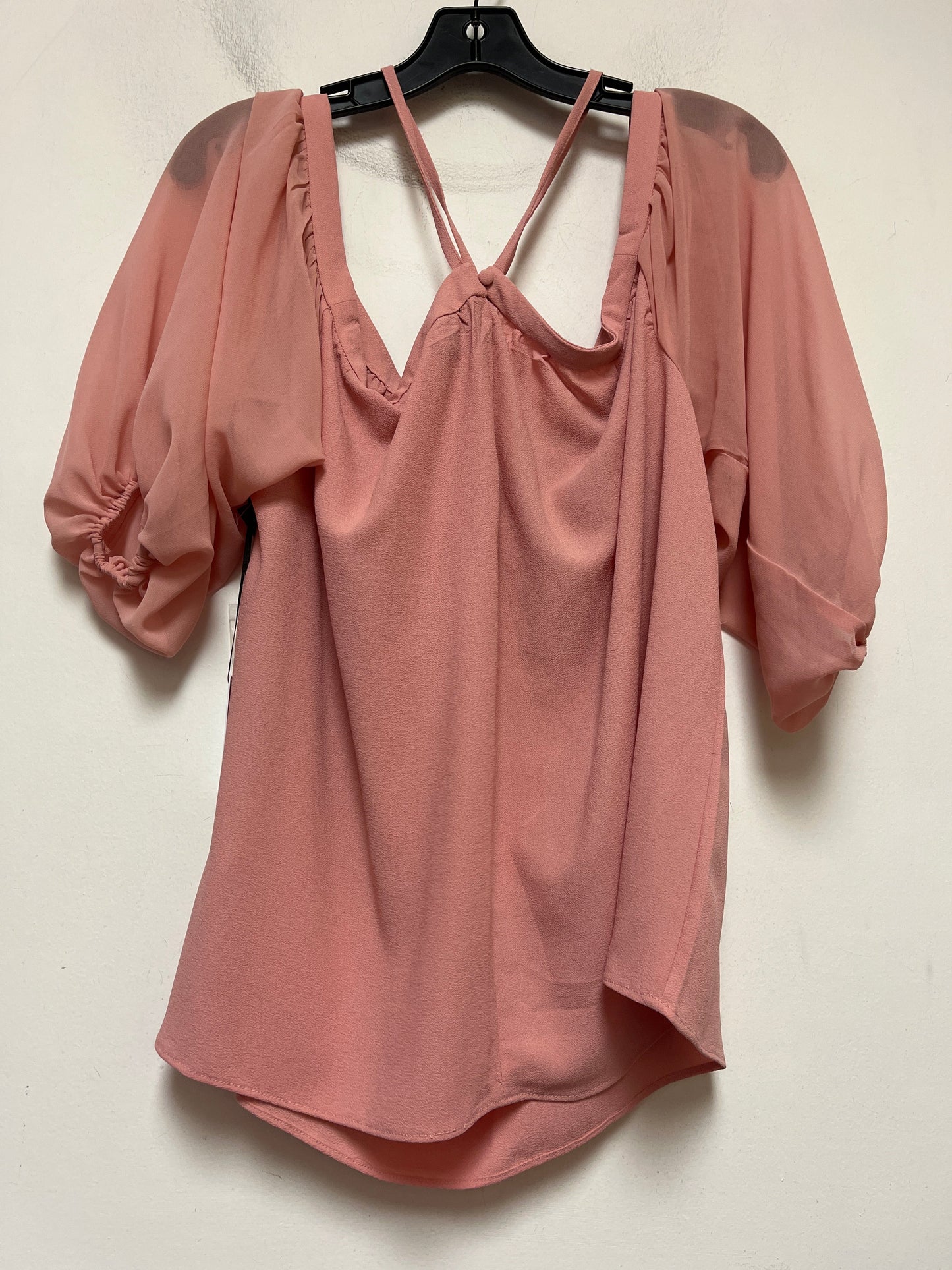 Pink Top Short Sleeve 1.state, Size 1x