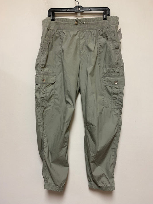 Athletic Pants By Calvin Klein In Green, Size: L