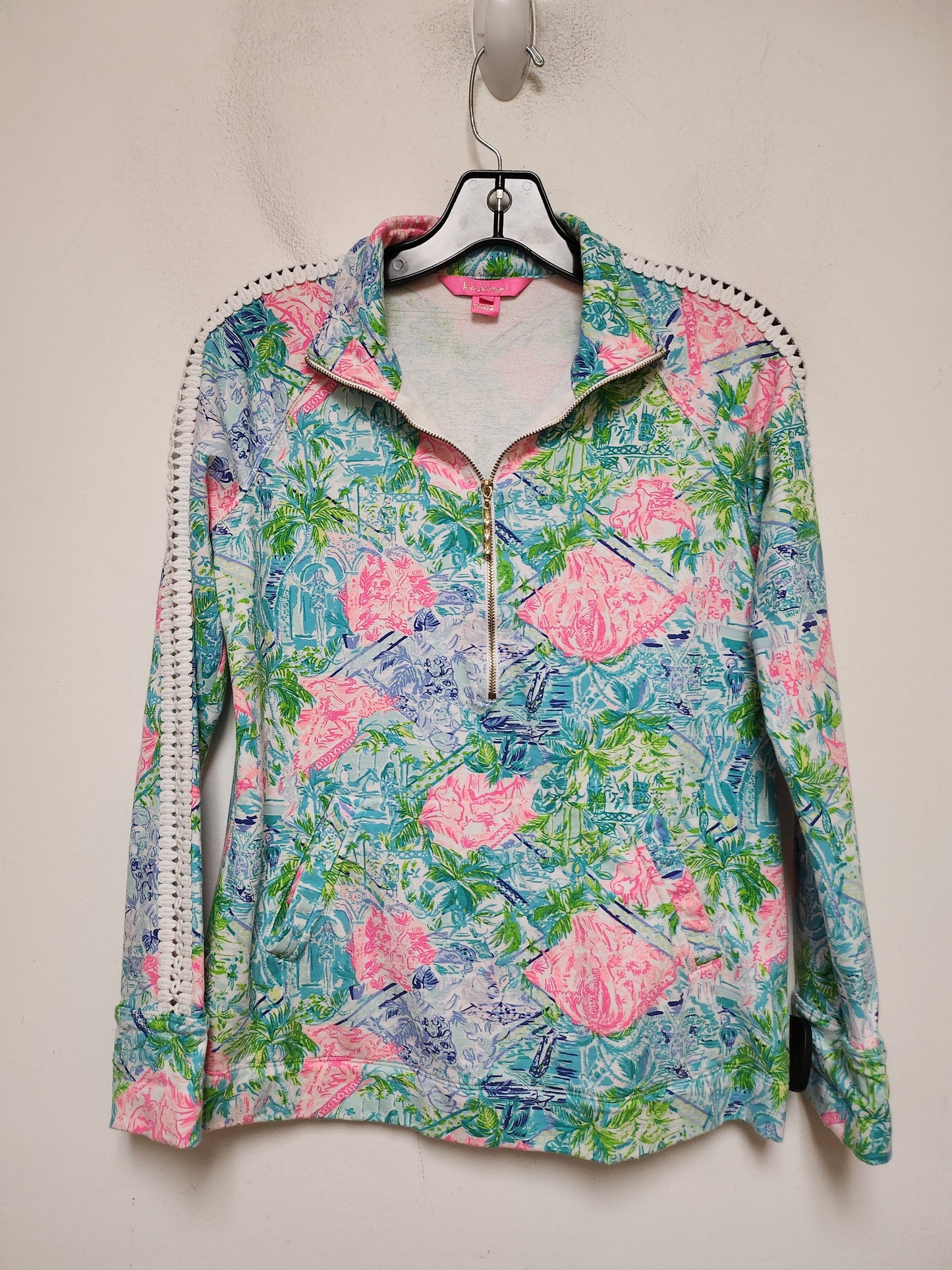 Top Long Sleeve Designer By Lilly Pulitzer In Multi-colored, Size: Xs