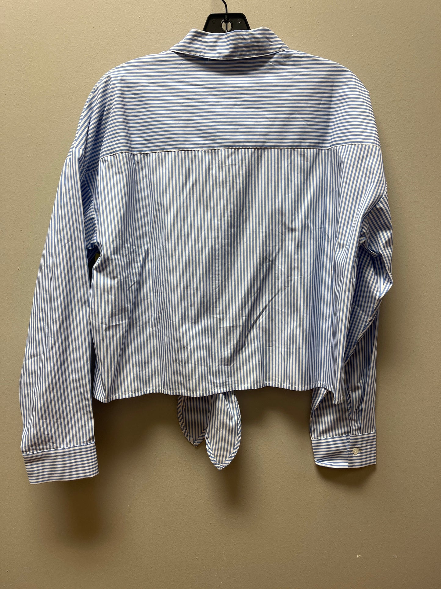 Top Long Sleeve By Forever 21 In Striped Pattern, Size: M