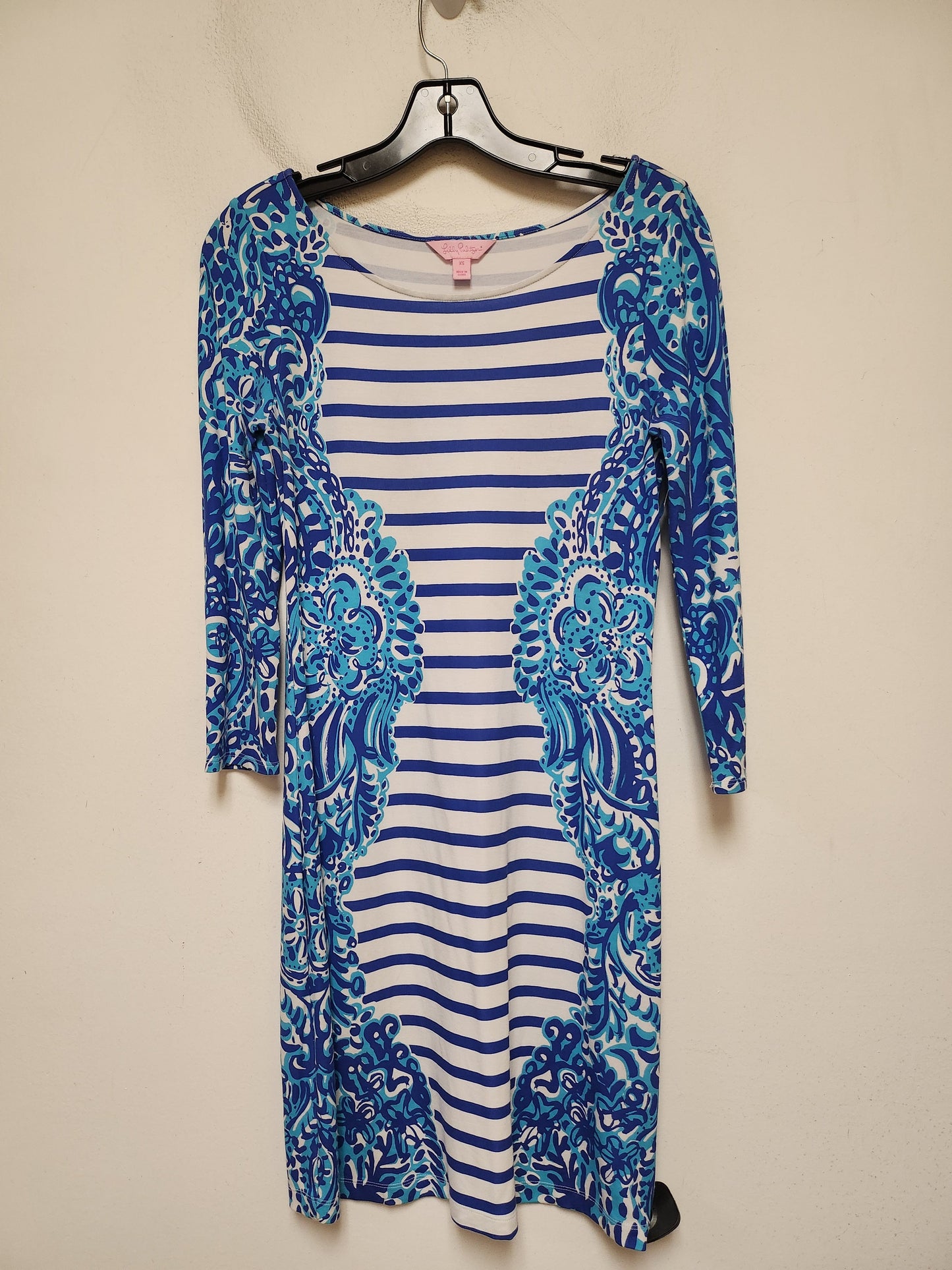 Dress Designer By Lilly Pulitzer In Striped Pattern, Size: Xs