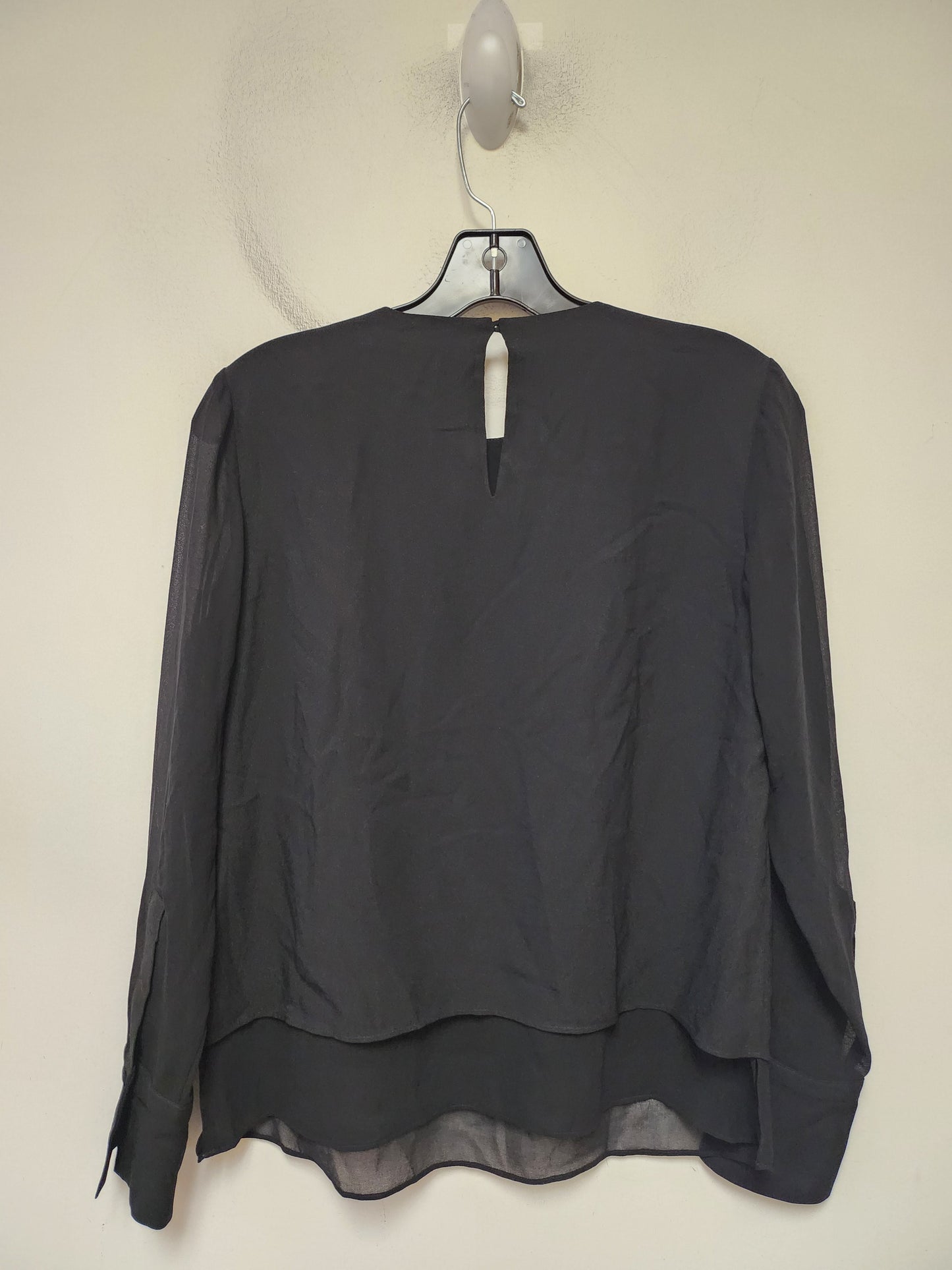 Top Long Sleeve By Ann Taylor In Black, Size: Xsp