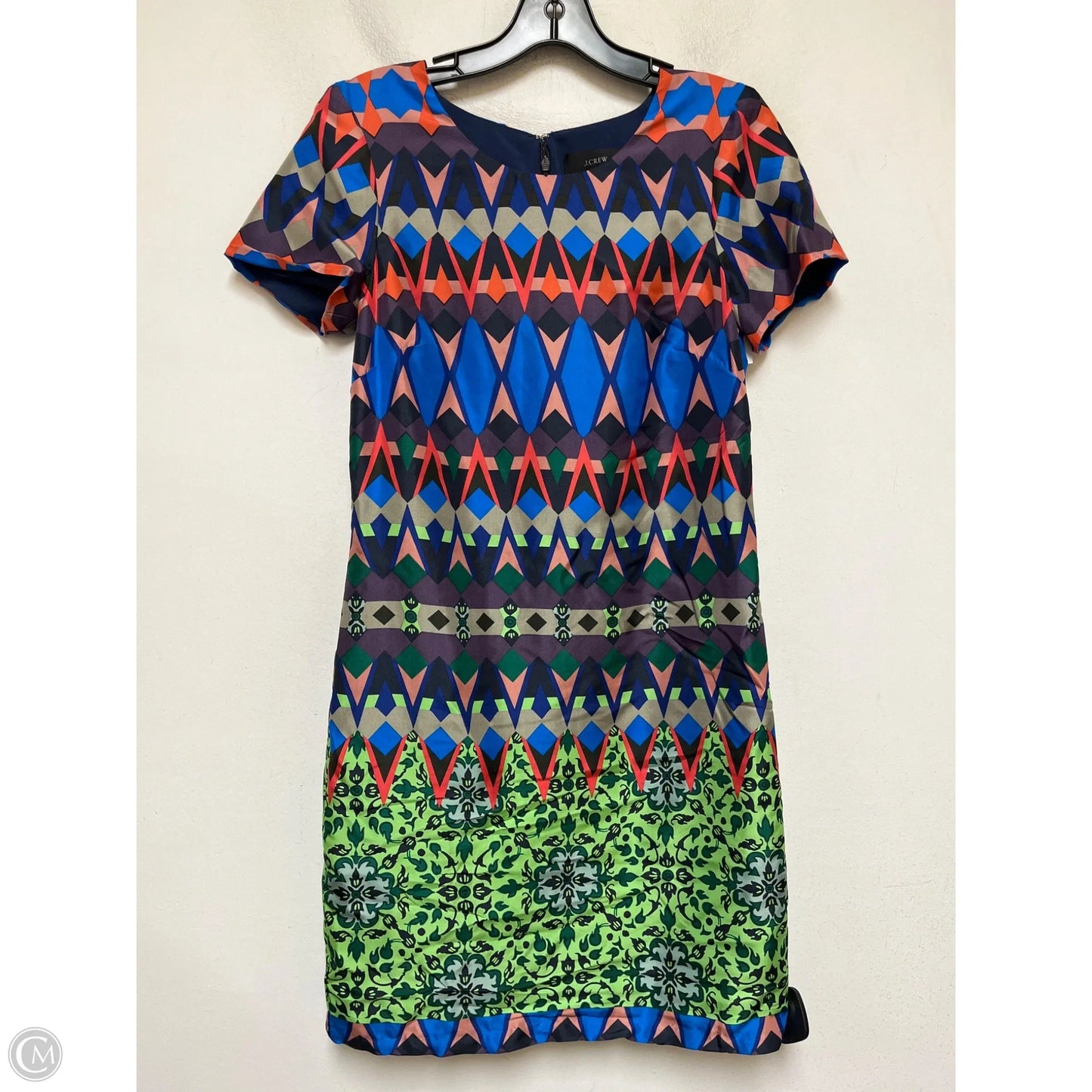 Dress Casual Midi By J. Crew In Multi-colored, Size: Xs
