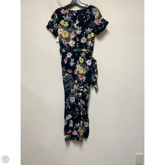 Jumpsuit By Loft In Floral Print, Size: Xs