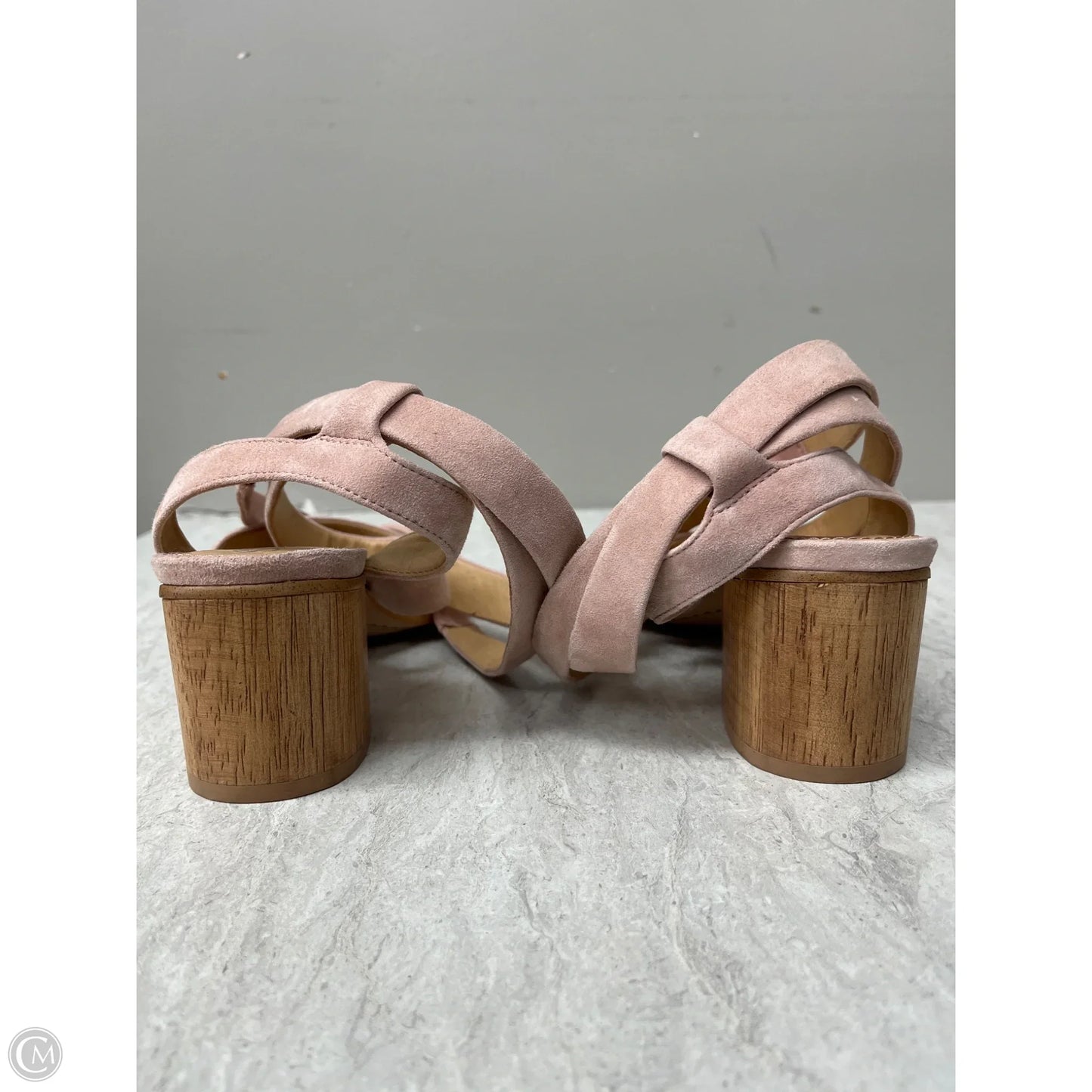 Sandals Heels Block By Splendid In Pink, Size: 7.5