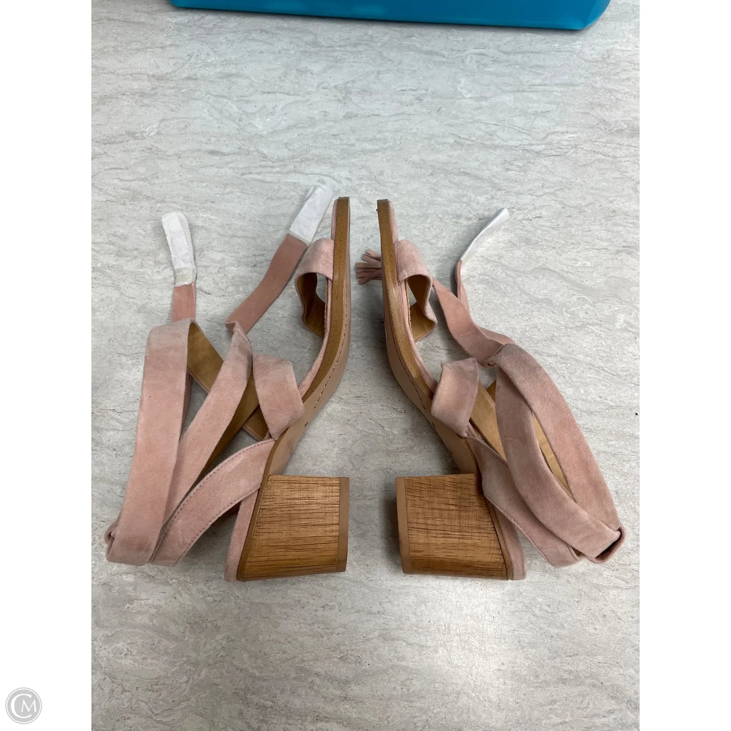 Sandals Heels Block By Splendid In Pink, Size: 7.5