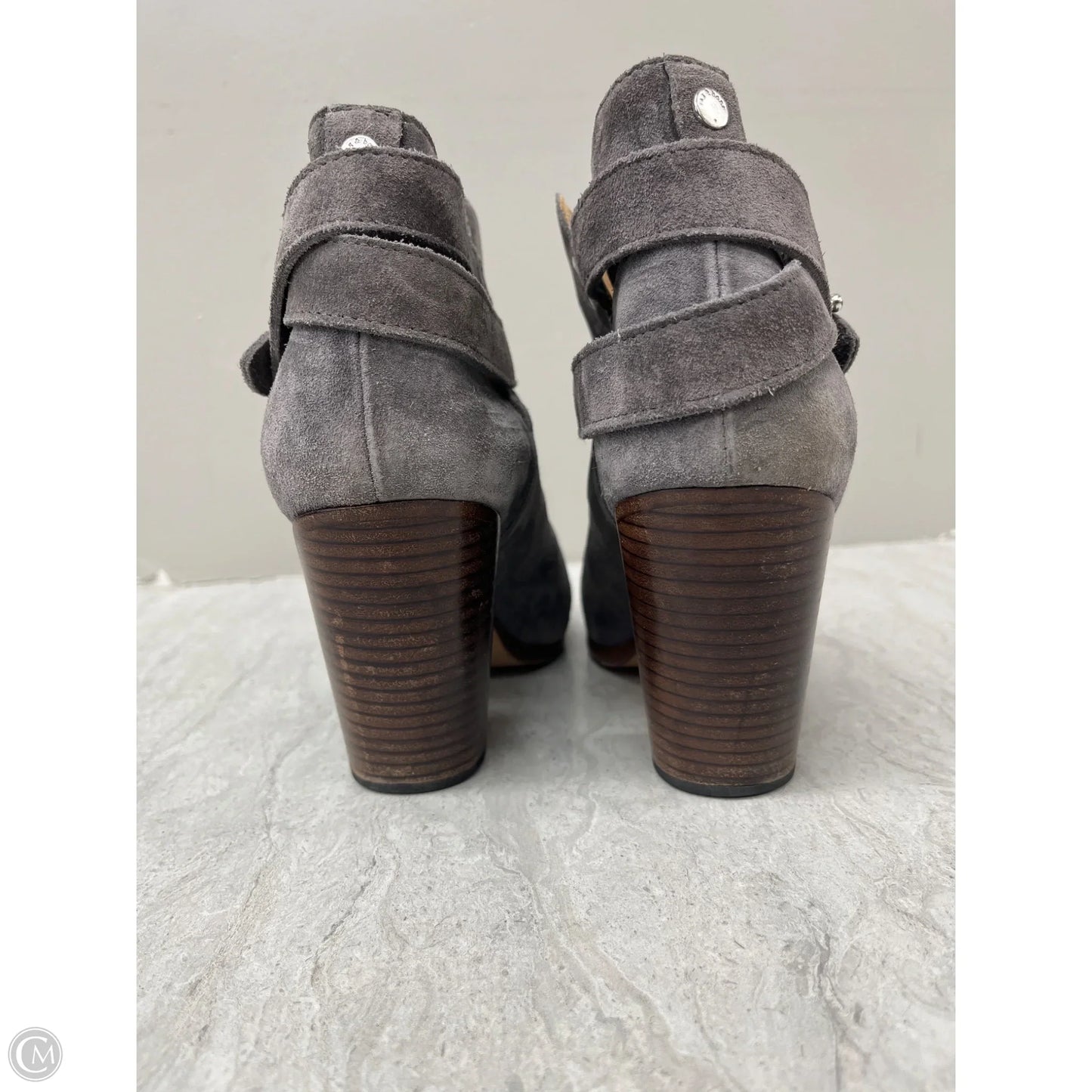 Shoes Heels Block By Rag And Bone In Grey, Size: 9.5