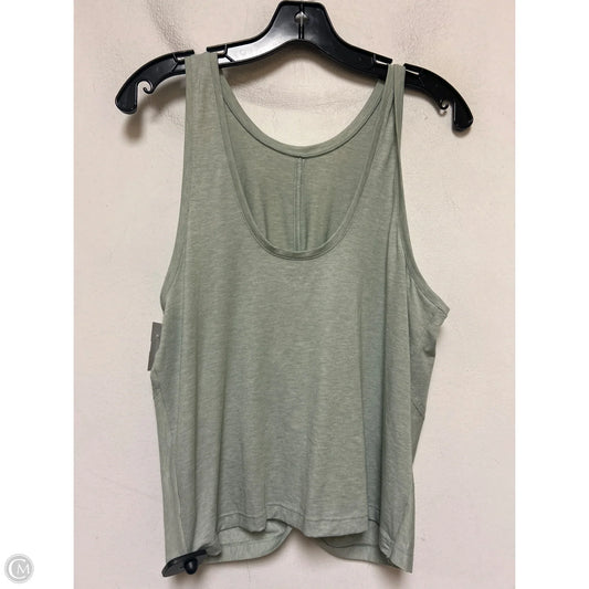 Athletic Tank Top By Athleta In Green, Size: L