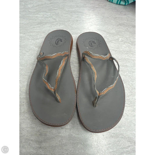 Sandals Flats By Chacos In Grey, Size: 6.5