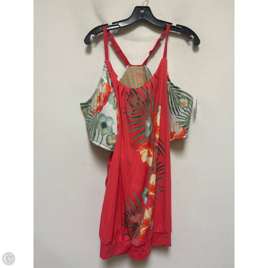 Swimsuit Top By Cacique In Coral, Size: 2x