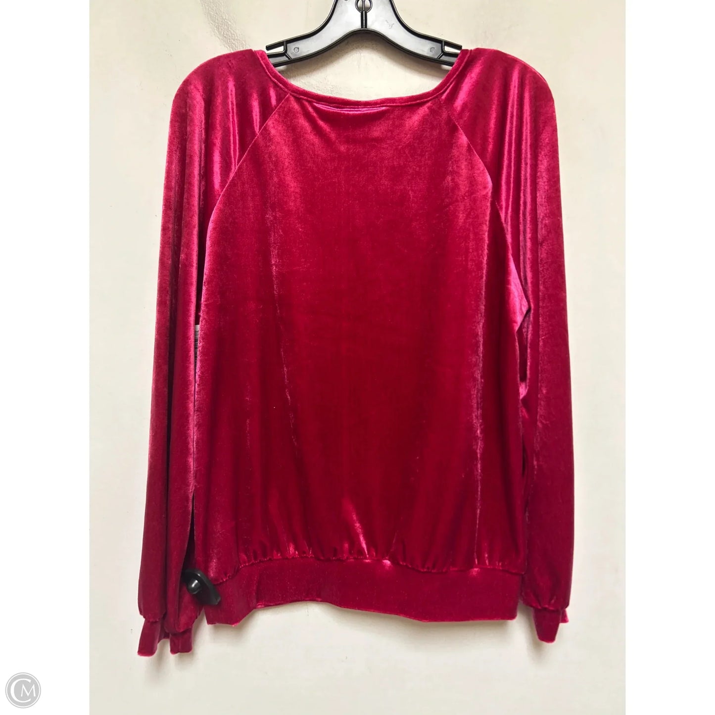 Top Long Sleeve By Maeve In Pink, Size: M