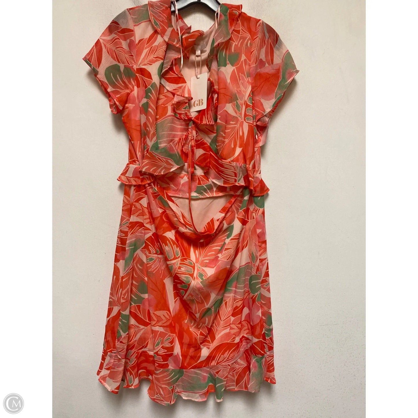 Dress Casual Midi By Gianni Bini In Tropical Print, Size: Xl