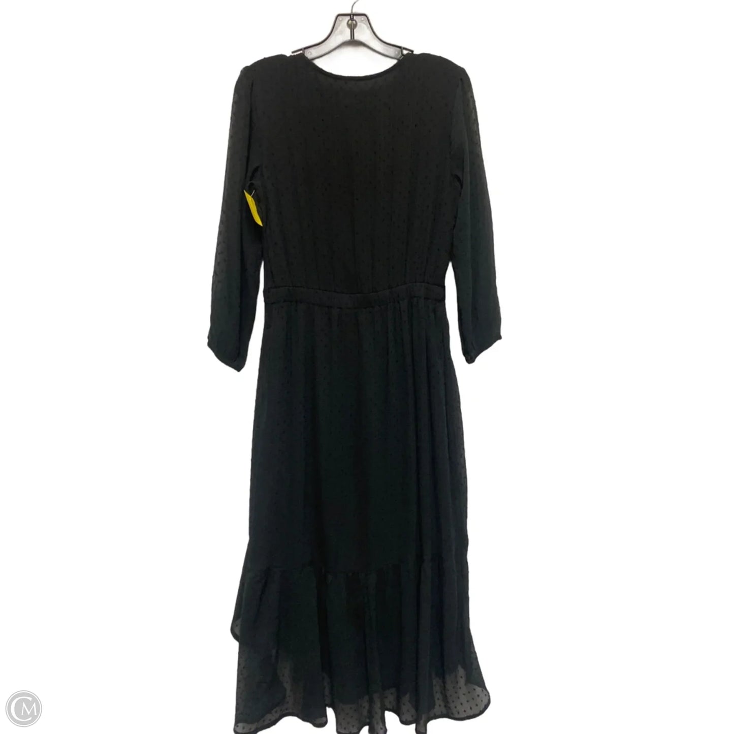 Dress Casual Midi By Abercrombie And Fitch In Black, Size: M