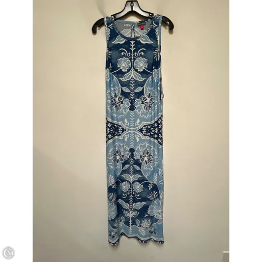 Dress Casual Maxi By Vince Camuto In Blue, Size: Mp