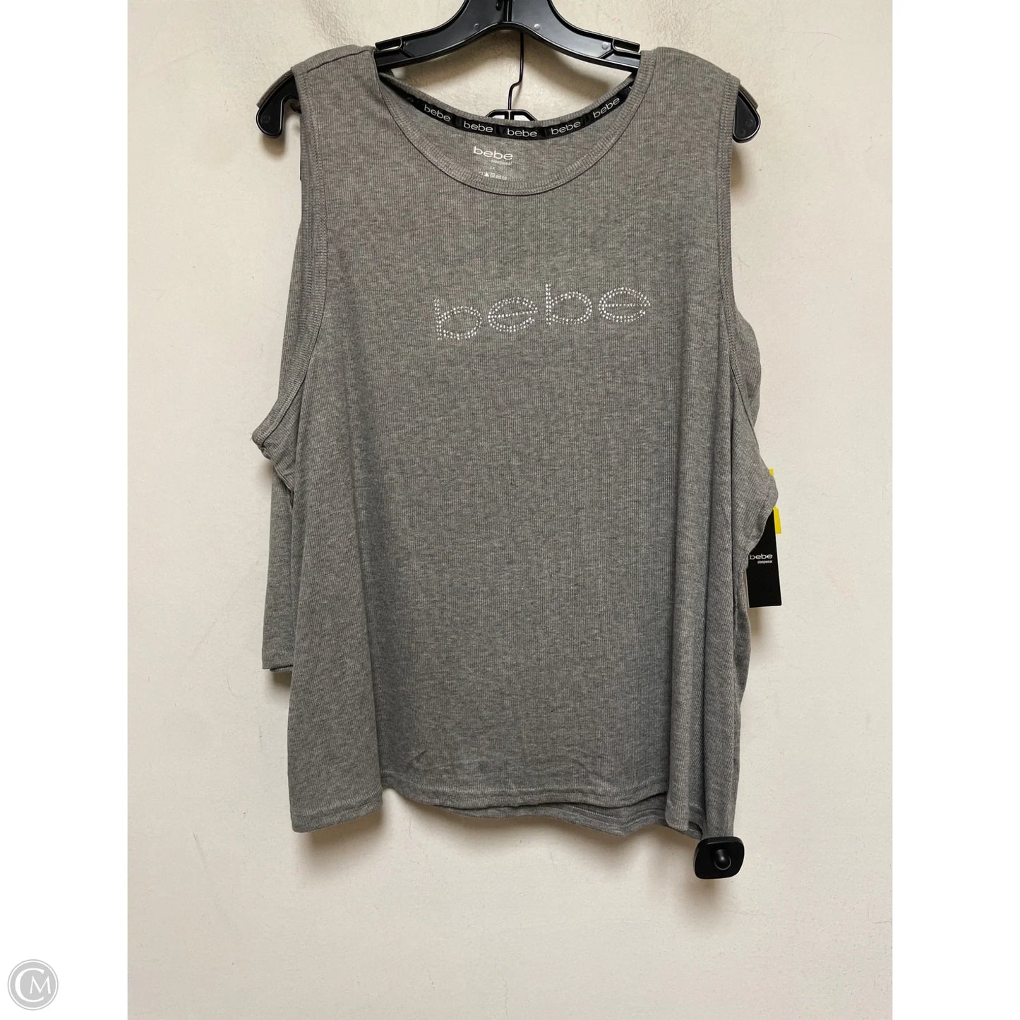 Pajamas 2pc By Bebe In Grey, Size: 3x