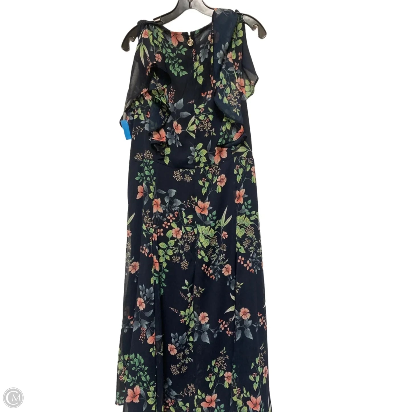 Dress Casual Midi By Tommy Hilfiger In Floral Print, Size: L