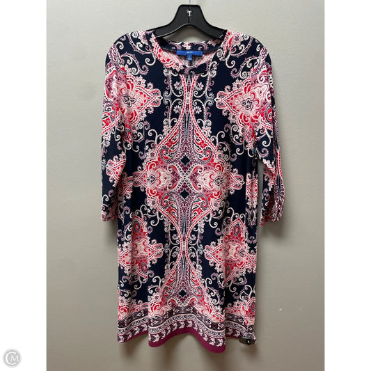 Dress Casual Midi By Apt 9 In Multi-colored, Size: S