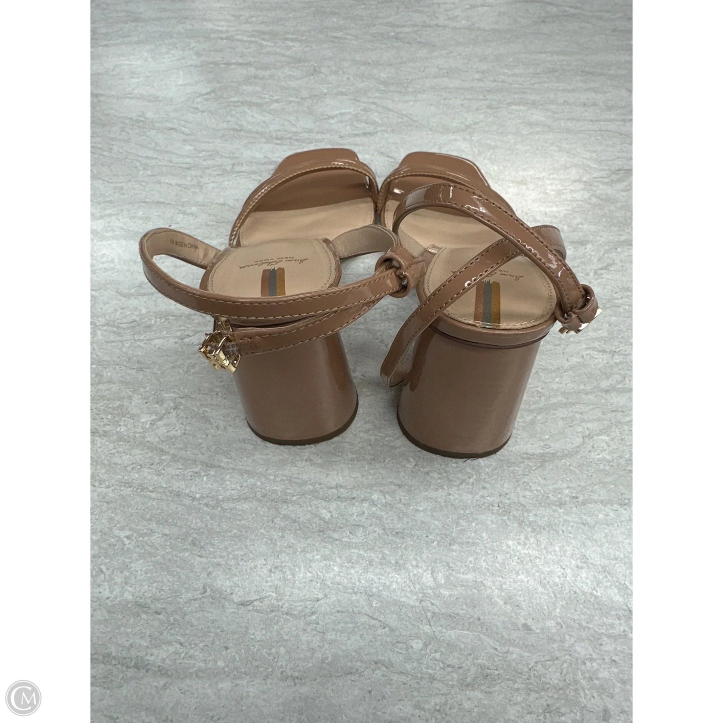 Sandals Heels Block By Sam Edelman In Tan, Size: 9