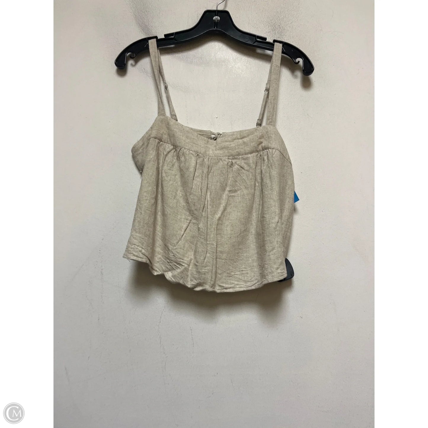 Top Sleeveless By Abercrombie And Fitch In Tan, Size: S