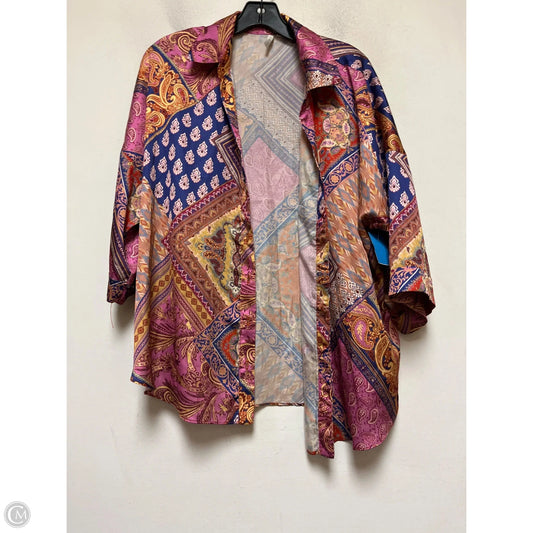 Top Short Sleeve By Cato In Multi-colored, Size: Xl