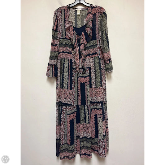 Dress Casual Maxi By Cato In Floral Print, Size: L