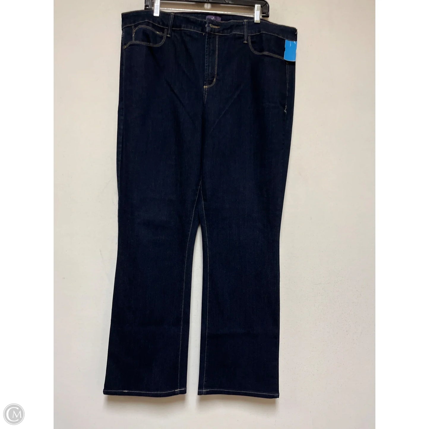 Jeans Boot Cut By Not Your Daughters Jeans In Blue Denim, Size: 18