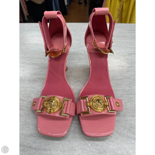 Sandals Heels Wedge By Jeffrey Campbell In Pink, Size: 11