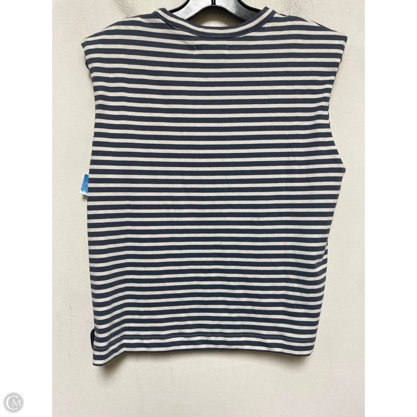 Top Sleeveless Basic By Madewell In Striped Pattern, Size: S