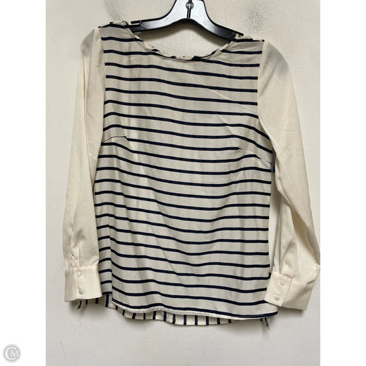 Top Long Sleeve By Limited In Striped Pattern, Size: Xs