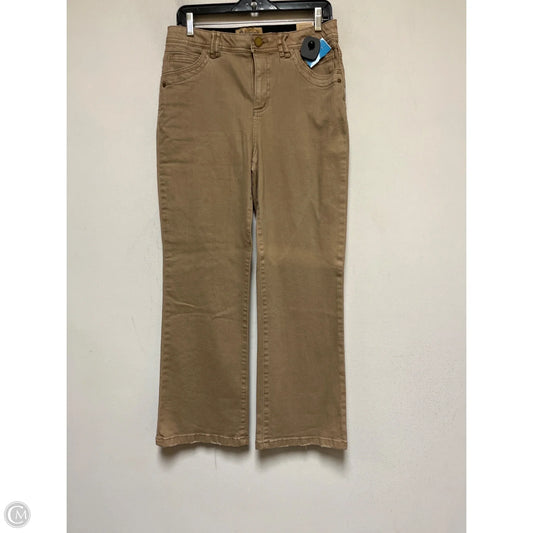 Jeans Straight By Democracy In Brown Denim, Size: 8