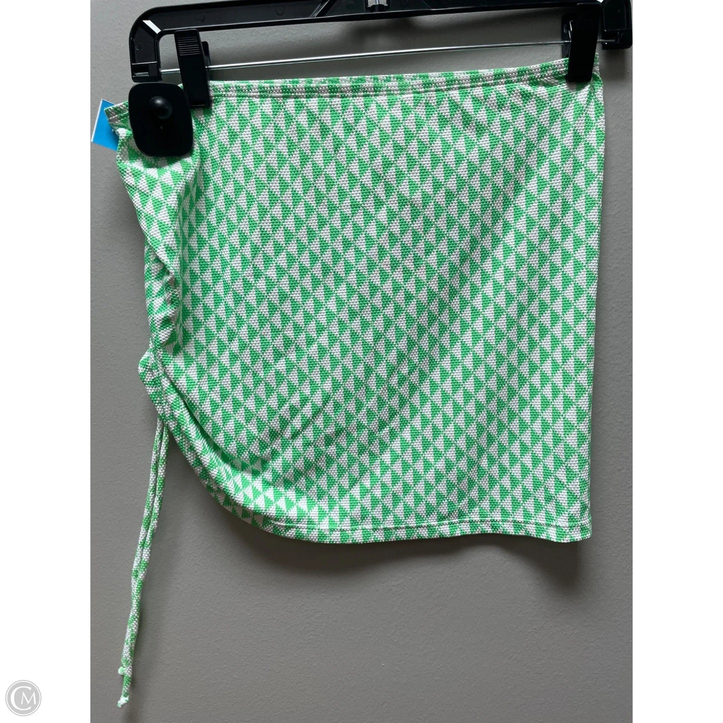 Swimwear Cover-up By Jessica Simpson In Green & White, Size: 6