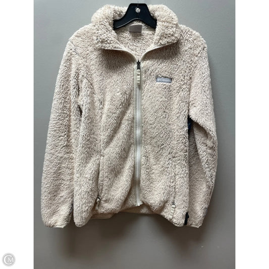 Jacket Faux Fur & Sherpa By Columbia In Tan, Size: S