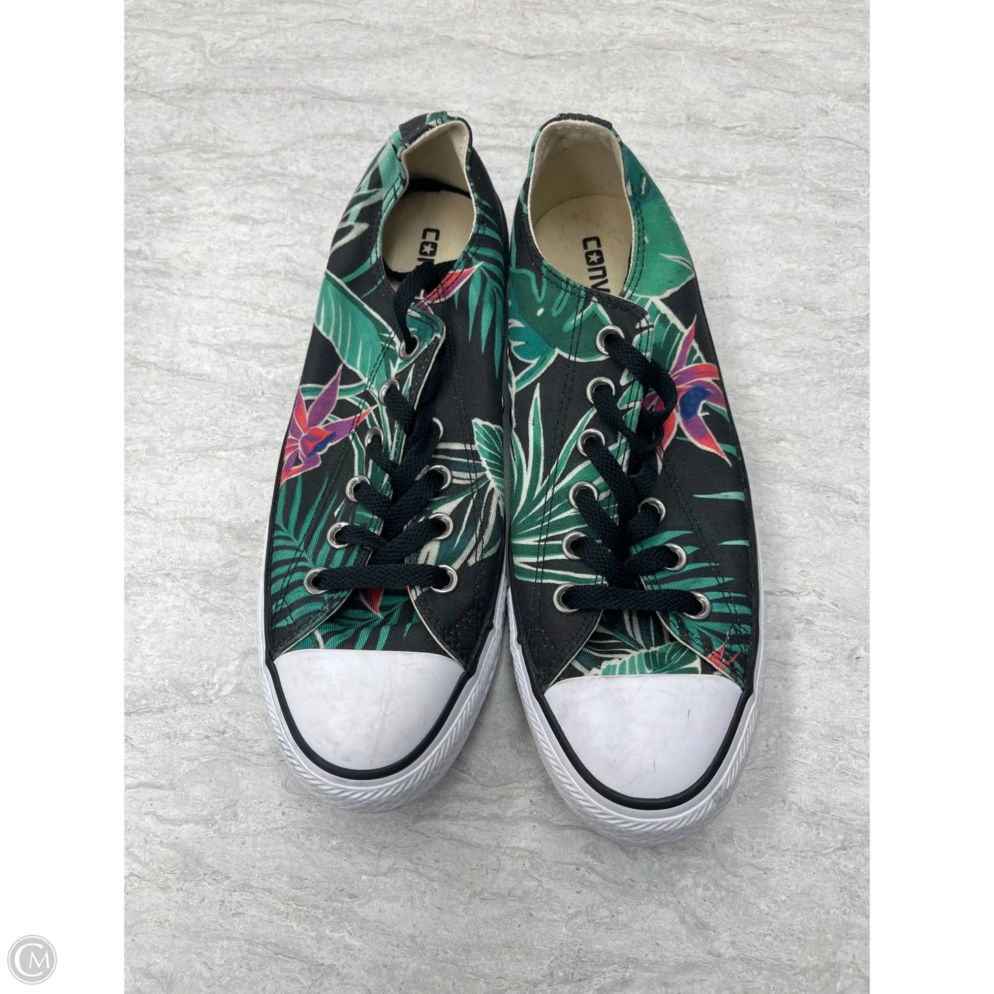 Shoes Sneakers By Converse In Tropical Print, Size: 8.5