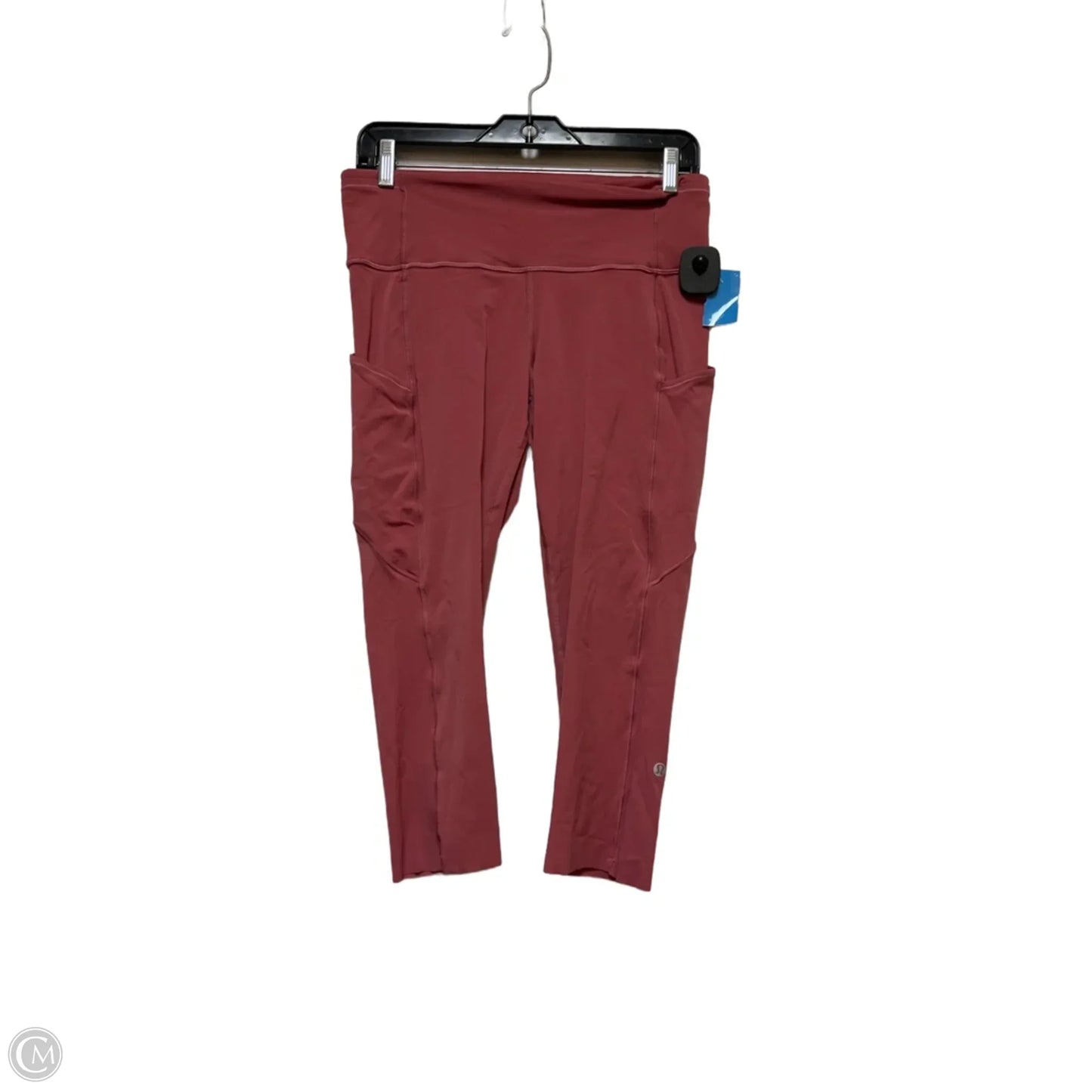 Athletic Leggings Capris By Lululemon In Pink, Size: 10