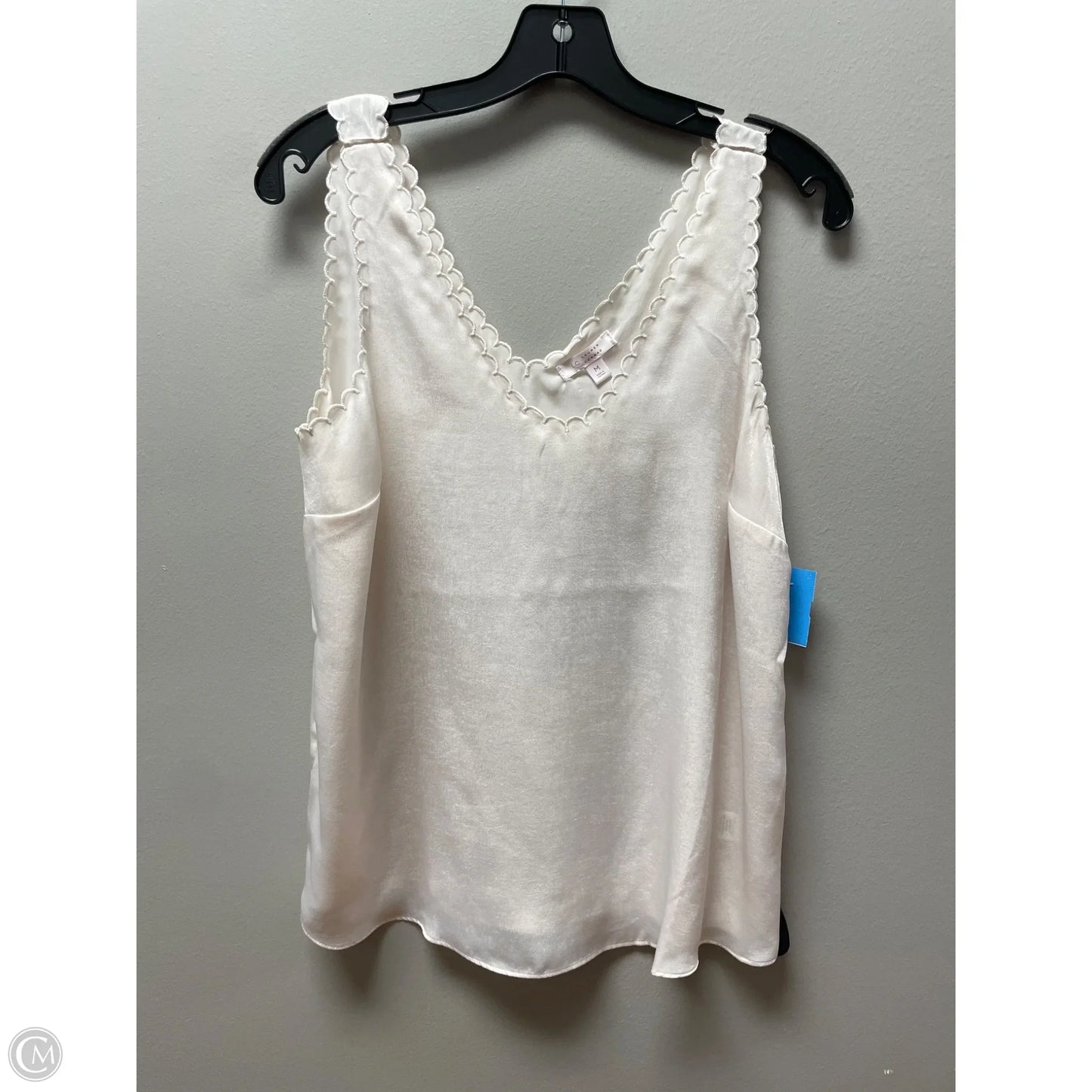 Top Sleeveless By Lc Lauren Conrad In Cream, Size: M