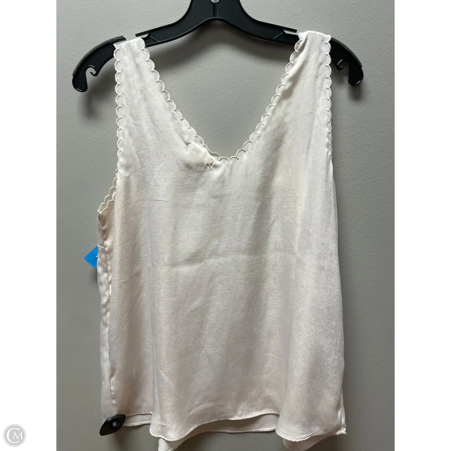 Top Sleeveless By Lc Lauren Conrad In Cream, Size: M