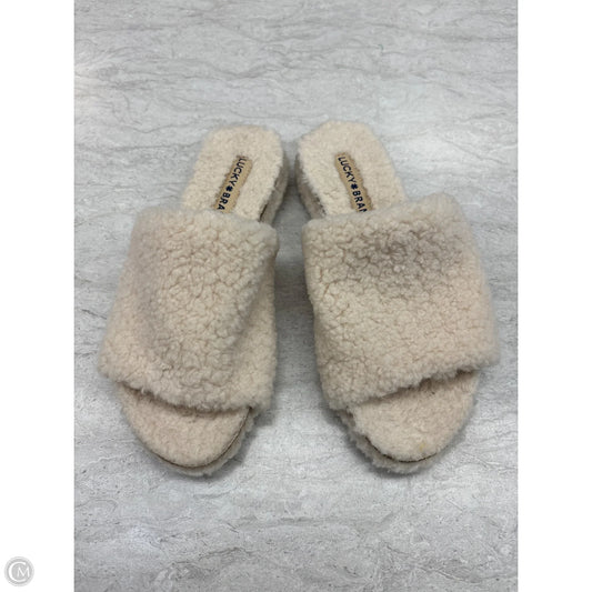 Sandals Flats By Lucky Brand In Cream, Size: 6