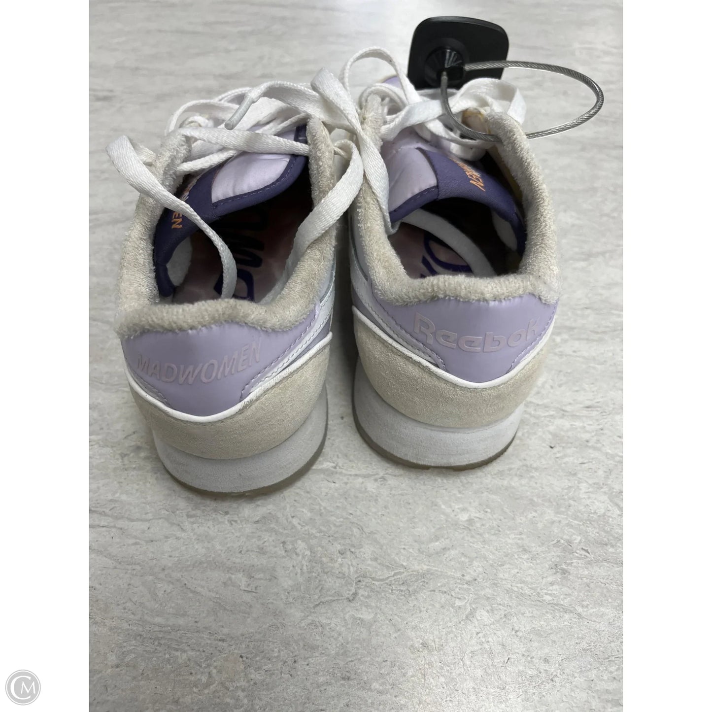 Shoes Sneakers By Reebok In Cream & Purple, Size: 9