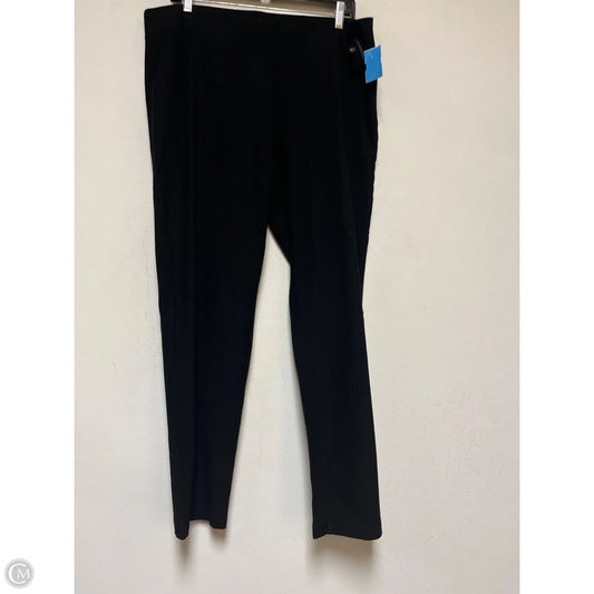 Pants Other By Eileen Fisher In Black, Size: 12